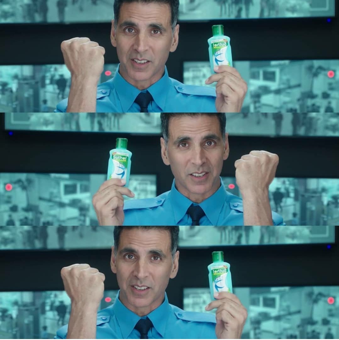GauravAkshay16's tweet photo. Watch the new TVC of #suthol ft. @akshaykumar sir.
#AkshayKumar #borolinesuthol ๐๐๐๐๐ https://t.co/NEDwhZVadt