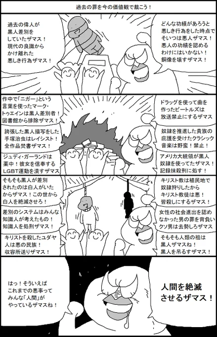 過去の罪を今の価値観で裁こう! 