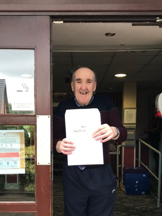 More Skyway Activity Packs out for delivery this week... This is Mark receiving his yesterday and he couldn't be happier!