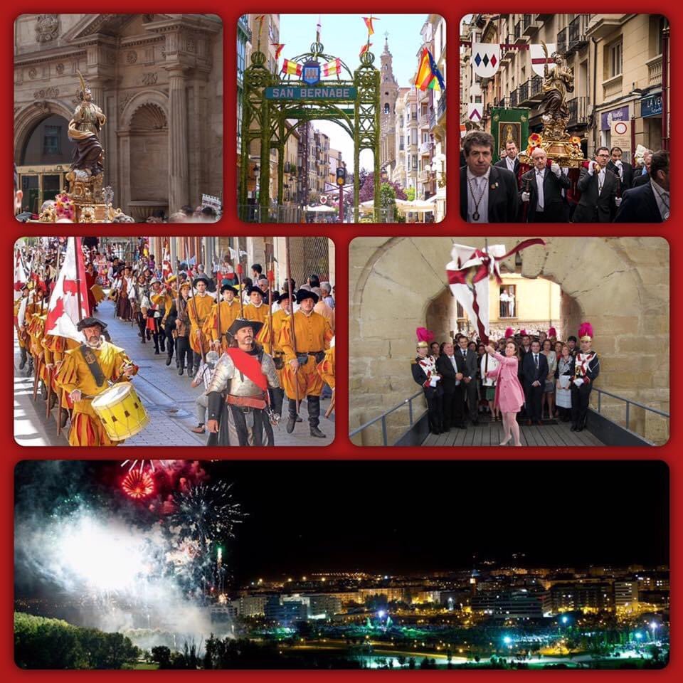 Tal día como hoy en 1521,los Logroñeses derrotaron al ejército Francés,que los tenía sitiados.Hoy celebramos San Bernabé,recordando aquellos que solo con voluntad,peces del Ebro y vino decidieron seguir siendo libres.Hoy todo es diferente...Viva San Bernabe!!Logroño!!!La Rioja!!!