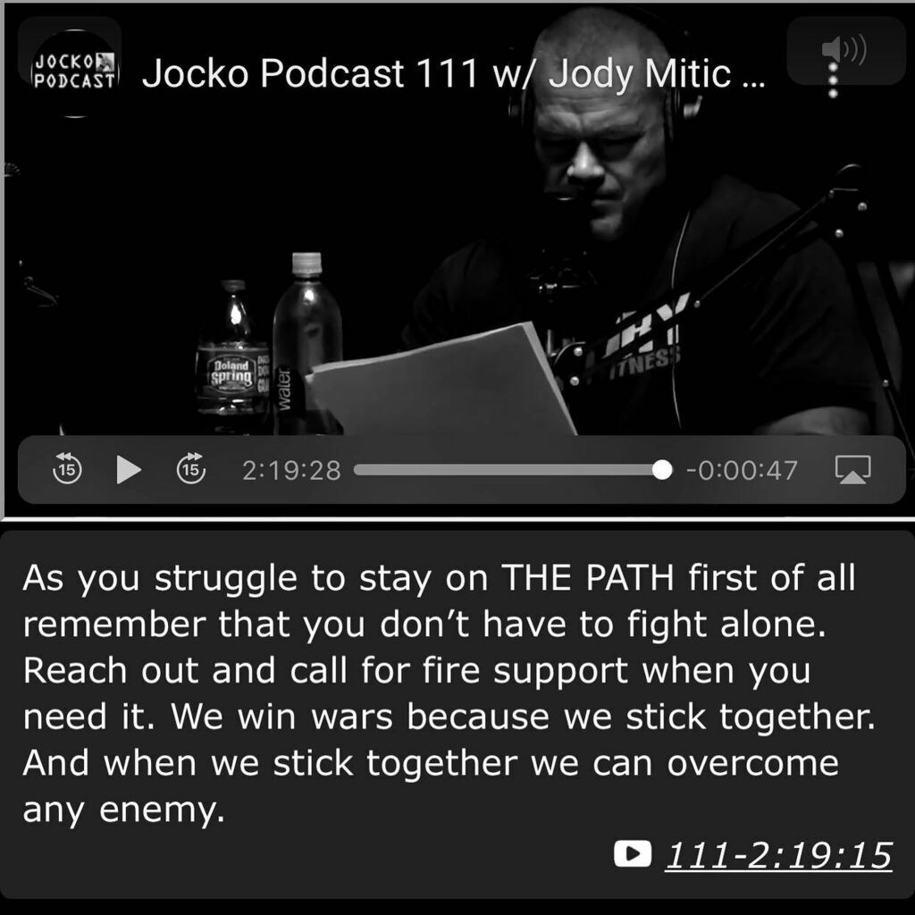 metalchic's tweet photo. 4:01. Source: Jocko quote databases. https://t.co/ON1JK9k90h #trooper #0445club #ladytrooper https://t.co/nN7EQdyqR4 https://t.co/YQGTdSNOKe