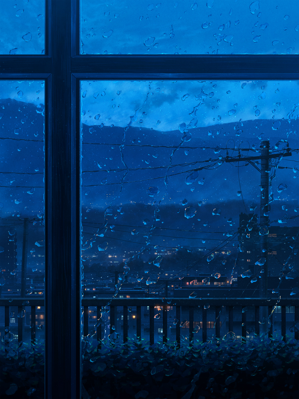 コーラ 雨の町 描きました T Co 7gciwqkoqc Twitter
