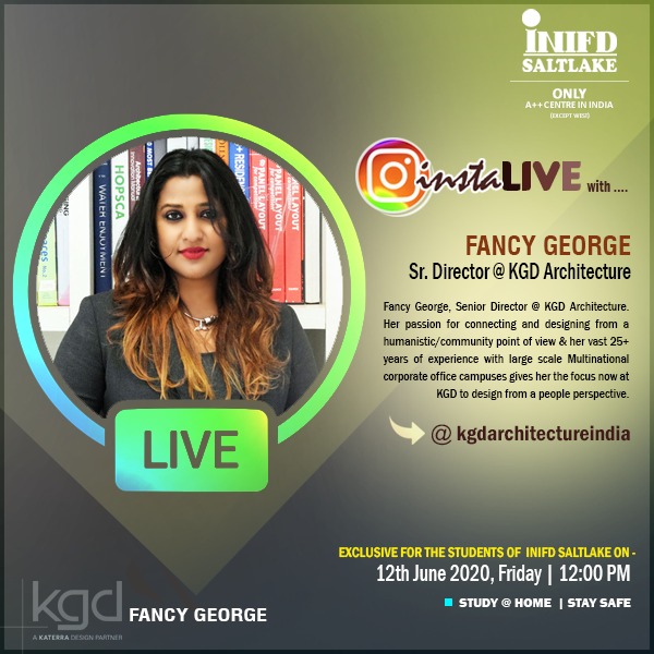 katerradesign's tweet photo. Our Sr. Director Fancy George has been invited to conduct an online session for INFID - Salt Lake Kolkata. She will be sharing her insights on the interior design industry and how is the sector adapting to the new normal Post Covid-19.
#kgdarchitectureindia #Instagram #Live https://t.co/lD8E57ARIy
