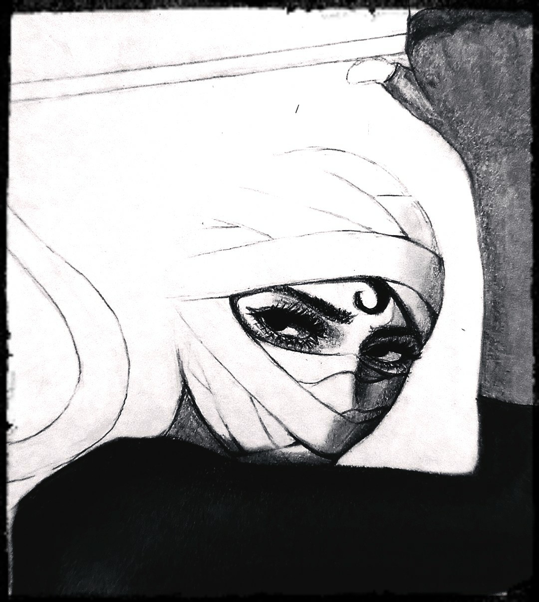 おジャムさーん On Twitter その アンパンマン ロールパンナちゃん いや ロールパンナちゃんっぽい人 中身は美少女 そういえば 骸も 玄海も 包帯グルグル イラスト 落書き 絵