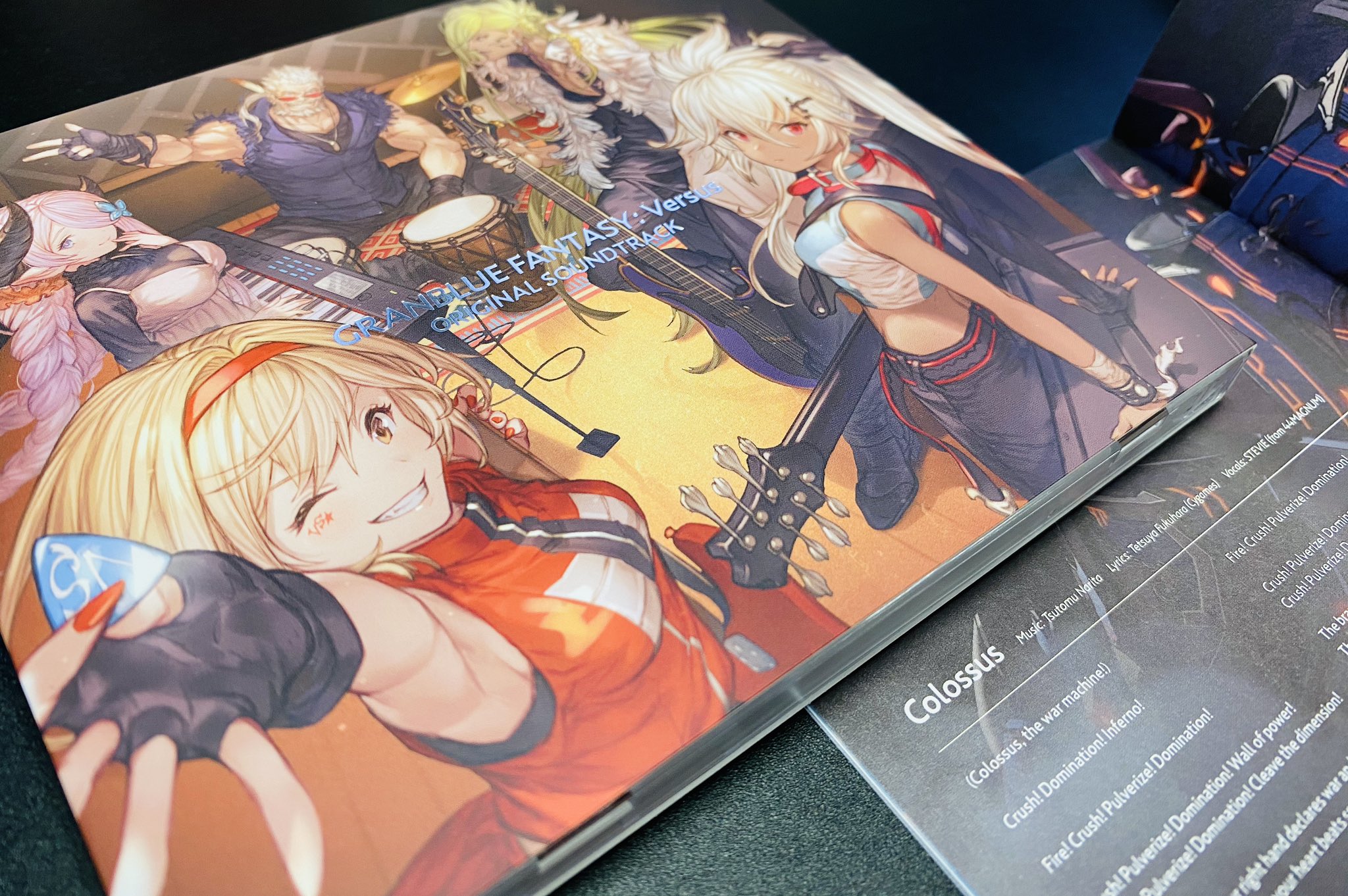 福原哲也 6 17発売のgbvsサントラいただきまんた Rpgモードのボス戦曲やdlcキャラテーマ曲 を含めた2枚組構成で コロッサス ベルゼバブ戦歌詞や作曲家陣コメントなど充実のライナーノーツ 1p2pカラーに合わせたレーベル等々アイテムとしてもご注目