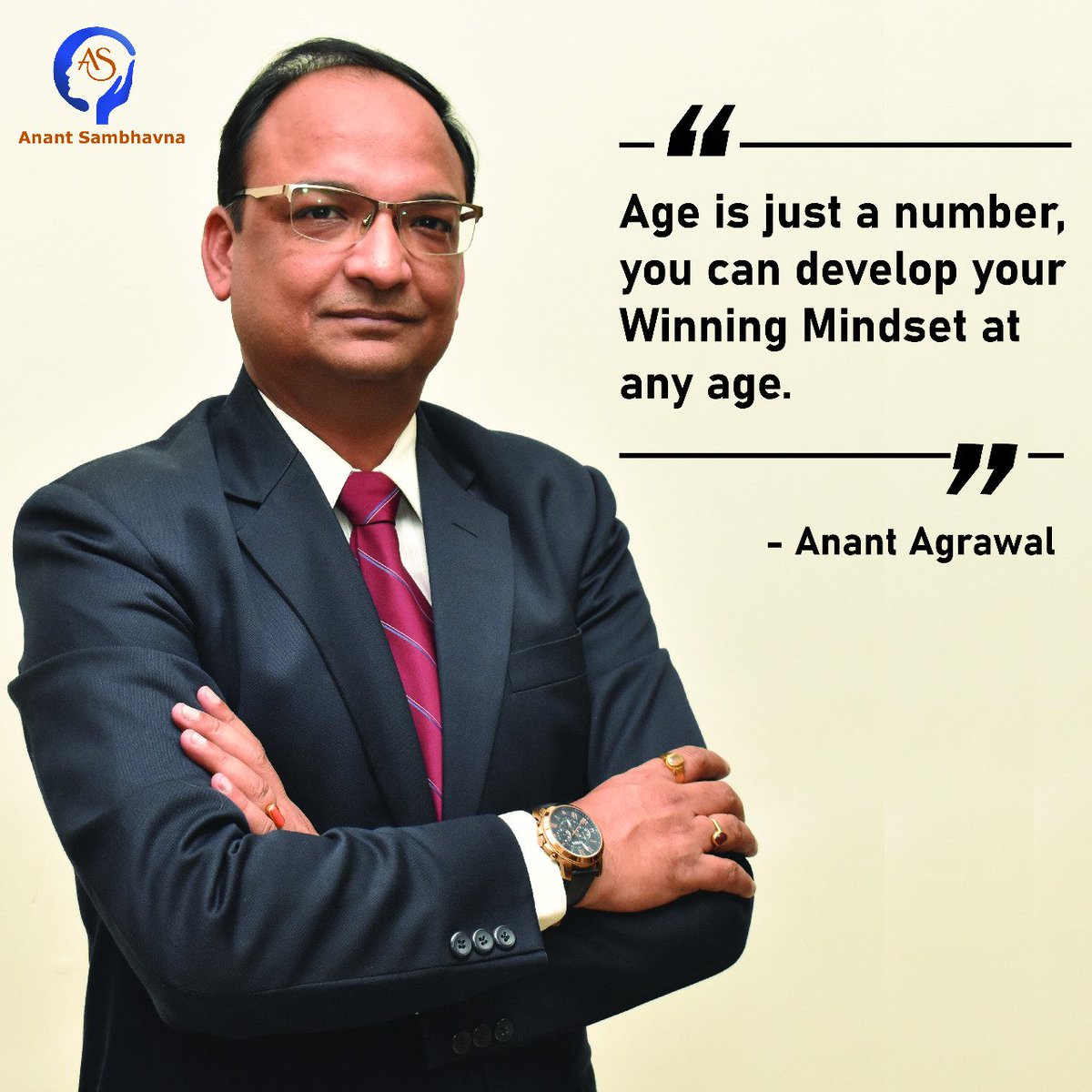 AnantAgrawal73's tweet photo. "Age is Just A Number, You can develop your Winning Mindset at any age"

Yes....don't be afraid of a number, enjoy yourself, take risks and live your life to the fullest.

#skilloxide #anantsambhavna #clubdexterity #ageisjustanumber #anantspeaks #speakeranantagrawal #anantmotiva https://t.co/vR3aXT8k7C