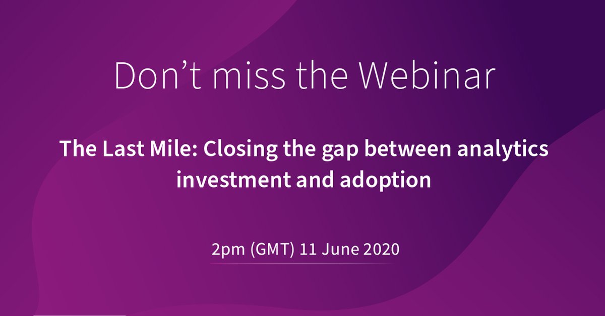 Behavioural change can play a vital role in increasing the adoption of #analytics and #ai solutions for #financialservices companies. 

We discuss how behaviour change can help drive #business value and #ROI for your business.

💡Sign up now
👉ow.ly/jbhs50zZADk

#tech