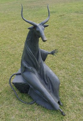 SabinaStent's tweet photo. Replace all racist statues with Leonora Carrington’s sculptures. https://t.co/22LwQfec4K
