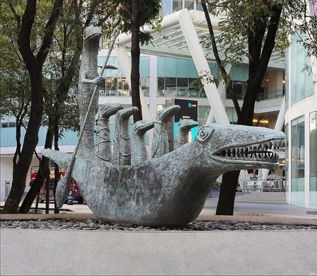 SabinaStent's tweet photo. Replace all racist statues with Leonora Carrington’s sculptures. https://t.co/22LwQfec4K