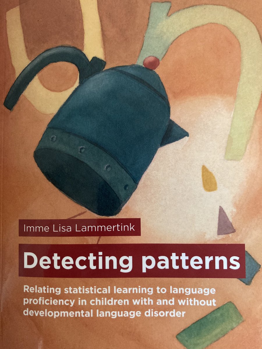 Kersverse dr. Imme Lammertink over statistisch leren bij kinderen met #TOS: kinderen met TOS zijn wel gevoelig voor regelmatigheden in visuele, niet-talige informatie maar niet of minder voor regelmatigheden in taal. Mogelijk helpt het hen om talige regels visueel te ondersteunen