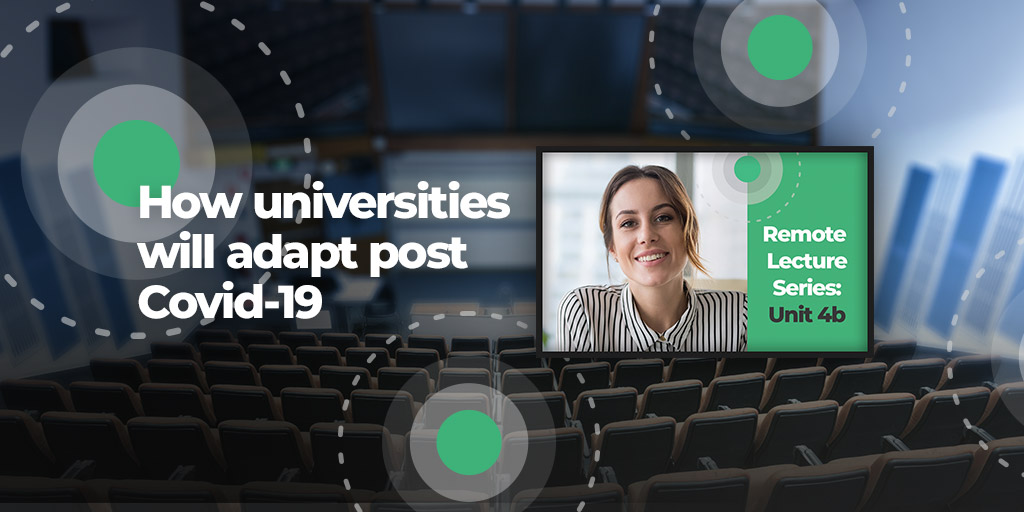 MidwichLtd's tweet photo. With the easing of lockdown, there’s speculation that some students may return to campus in September. 
In our latest post we look at how lecture capture, small group conferencing and digital signage can help institutions to adapt post Covid-19. https://t.co/SGY7xAopPJ https://t.co/mlBZdTR7QQ