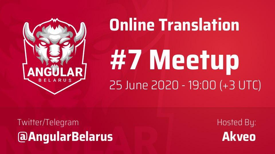 AngularBelarus's tweet image. Breaking news!
Let me announce the next #AngularBelarus meetup
It is #OnlineMeetup in English!
Speakers:
1) Keen Yee Liau @liauky (Angular team)
2) Mateus Carniatto @c4rniatto (Tech Evangelist)
Stay in touch to get more info about #angularmeetup
With love, Angular Aurochs
