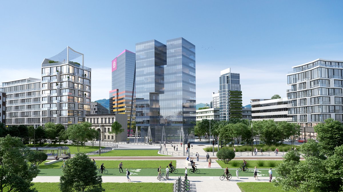 AGCGlassEurope's tweet photo. AGC Glass Europe presents #SunEwat, a new range of #energygenerating #facade solutions! More on https://t.co/urL35Ta602. With this new range, AGC confirms the accelerating transition towards #smart, #sustainable #buildings that do not compromise on aesthetics or performance! https://t.co/Lb8rm8W0V0