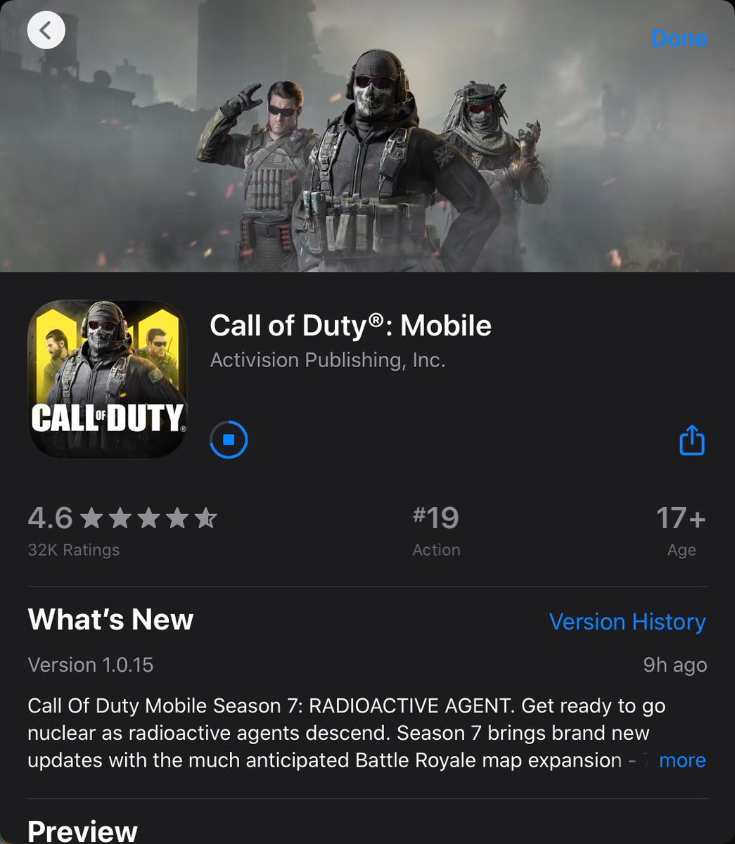CODM_EclipzeG's tweet photo. #CODMobile 
Update is out for All Versions now! https://t.co/32IJ9cZLV9