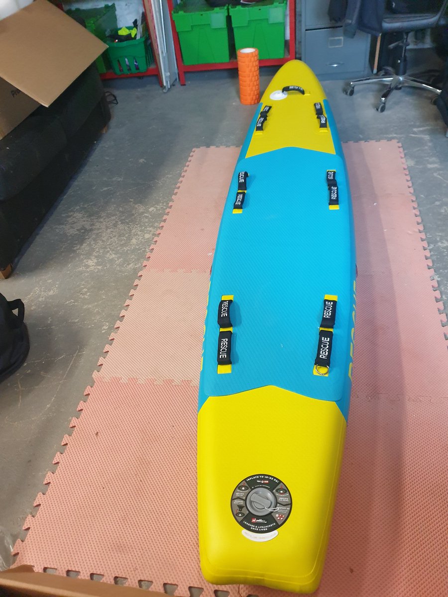 WetandHigh's tweet photo. Our new Rescue Boards have arrived from @RedPaddleCo. Can't wait to be able to use then on out next @RLSSUK Beach Lifeguard course. https://t.co/Ljfsr0HQLu