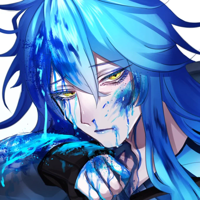 #ツイステファンアート
イデアくんの血が青かったりしたら可愛いな…という妄想です 