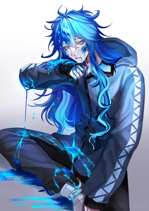 #ツイステファンアート
イデアくんの血が青かったりしたら可愛いな…という妄想です 