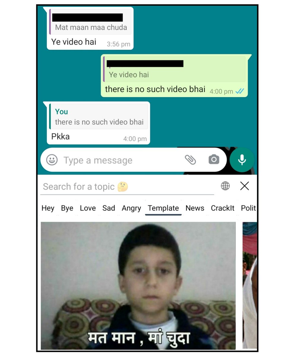 10 Best Mat Maan Maa Chuda Kid Meme Templates