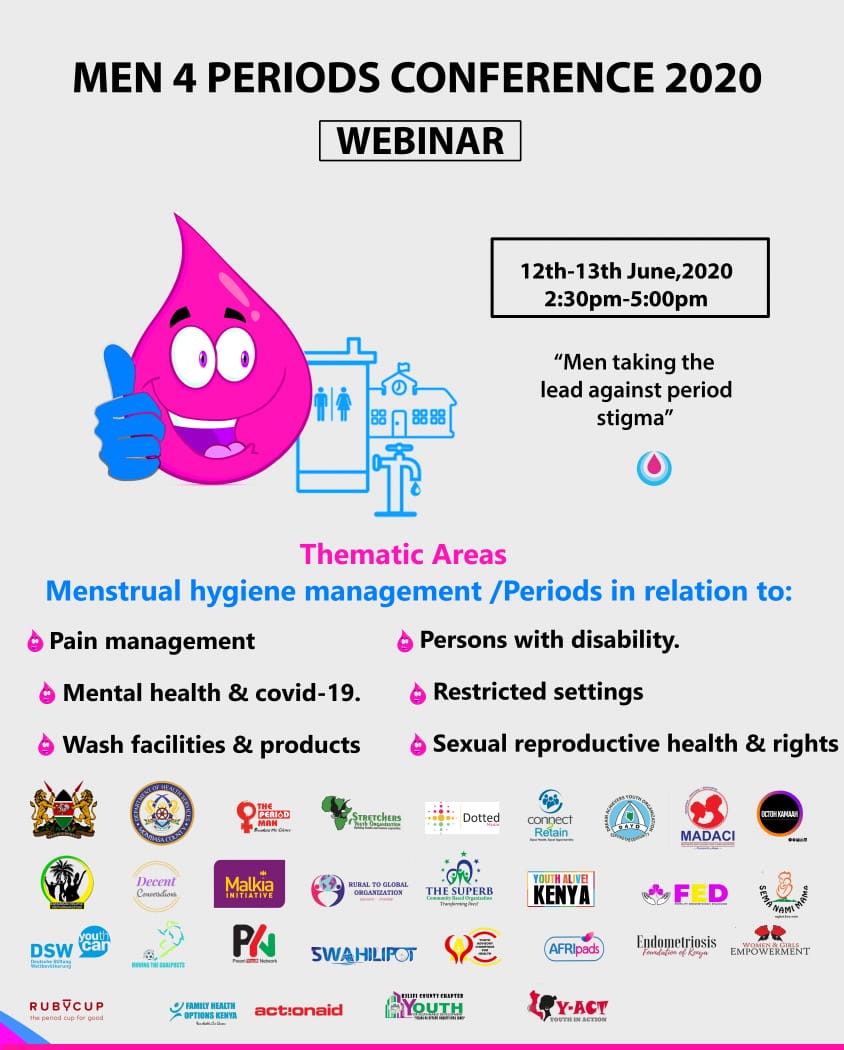 Tomorrow our social impact manager Alfred will join the 1st #Men4PeriodsConference, a 2-day webinar with the goal to raise awareness and change negative social norms around MHM, as well as engage decision-makers to increase the political priority for MHM at global levels.