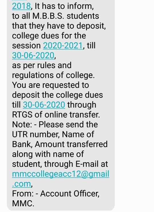 In the time of this #CoronaCrisis #PrivateMedicalColleges are still taking #HostelAndMessFee . It is our humble request to the #UPgovernment to kindly exempt this #UnjustFees in #UPMedicalColleges and to #ExtendFeeDeadline since everyone is facing #FinancialProblems in this time