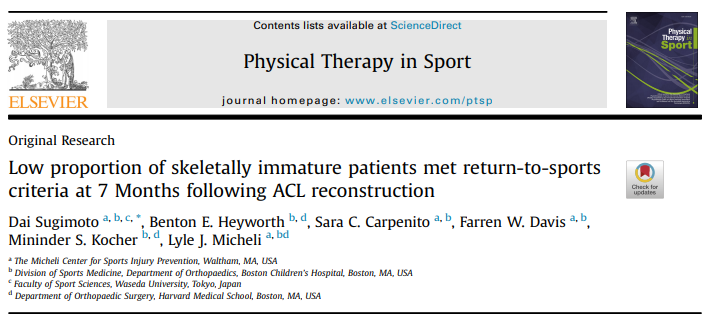 Gosh, this is awful. PT in Sport article shows in 105 skeletally immature athletes that only 4% met &gt;90% LSI at 7 mos.