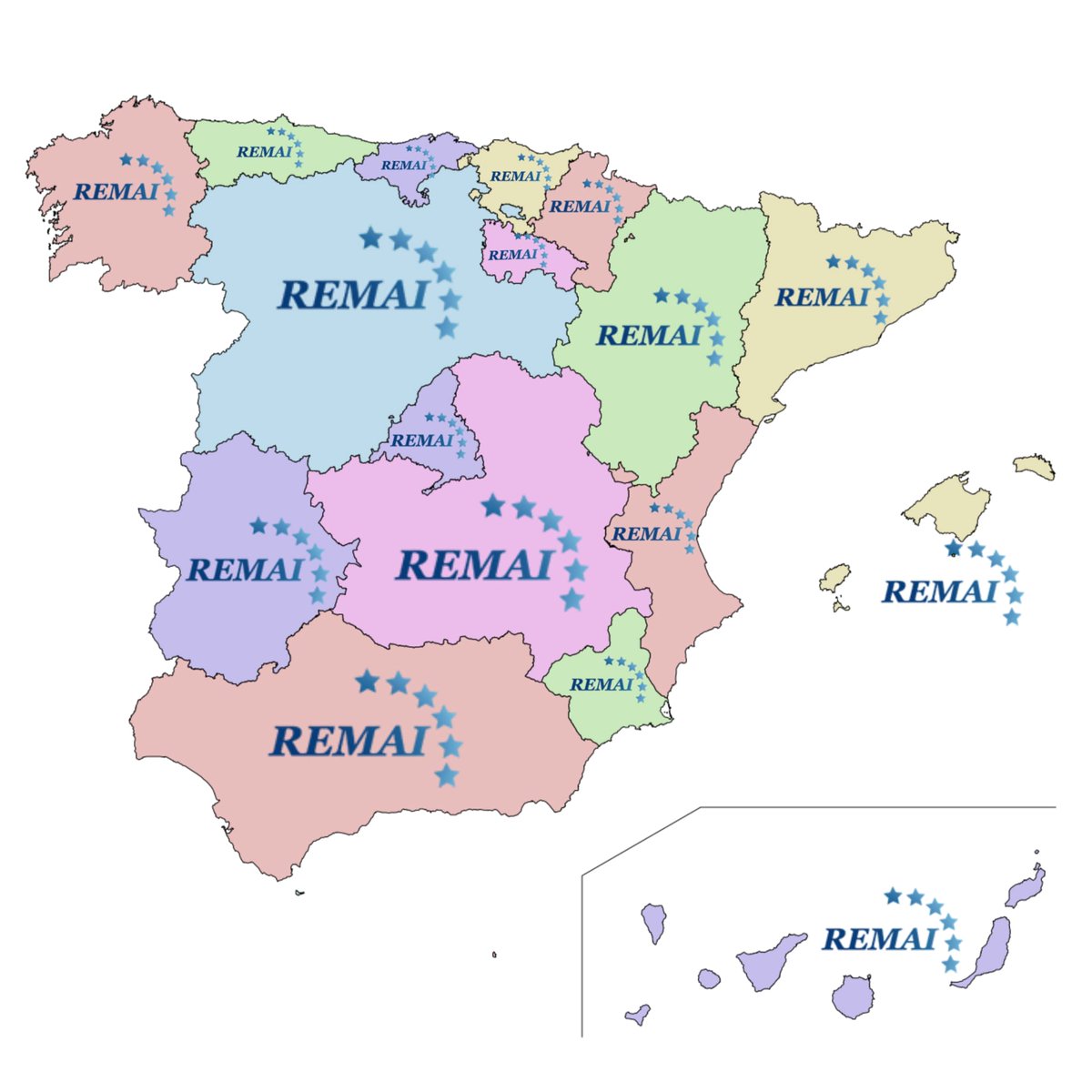 A día de hoy la presencia de Remai a nivel nacional es total, no hay región de España en la que no haya algún diseño, vitrina o instalacion de frio fabricada en Remai.
No importa donde estés, ponte en contacto con nosotros, conocenos, cuéntanos tu proyecto y lo haremos realidad.