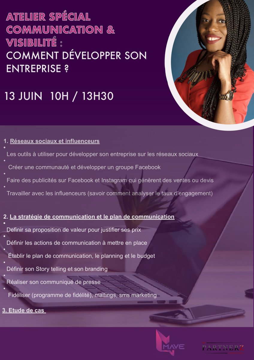 maviedentrepren's tweet photo. Plus que deux jours pour s'inscrire à l'atelier : Détails et Inscriptions ici : https://t.co/A7iBLFHujS https://t.co/WfAZulrhyR