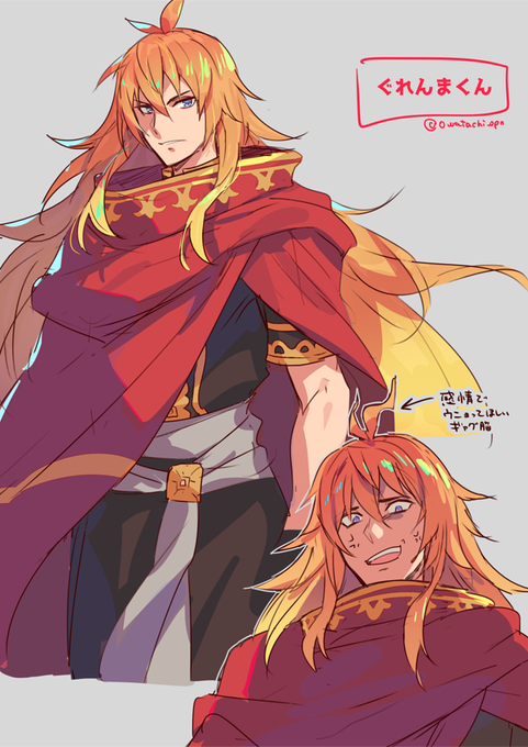 紅蓮魔練習。 あの悪い顔ちょっとおもしろくない?わりと好き。
 https://t.co/FGxwb5DdyB 