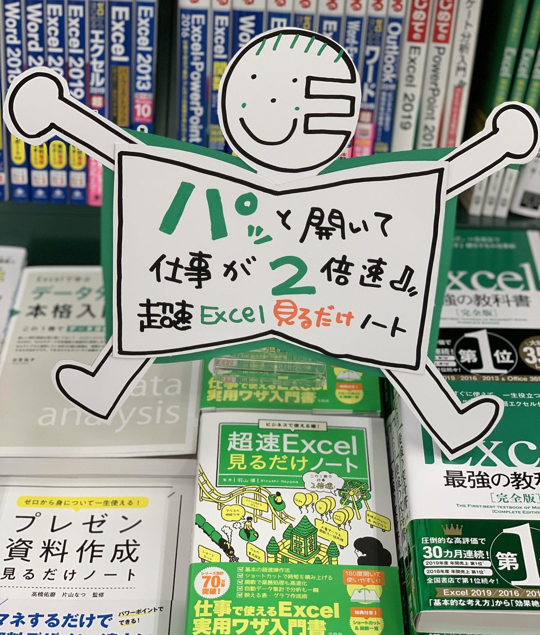 Kaoさんはtwitterを使っています 今日のpop 超速excel見るだけノート エクセルくんにしてみた パッと開くところを表現してみた 笑 今日のpop T Co Ayygbjaked Twitter