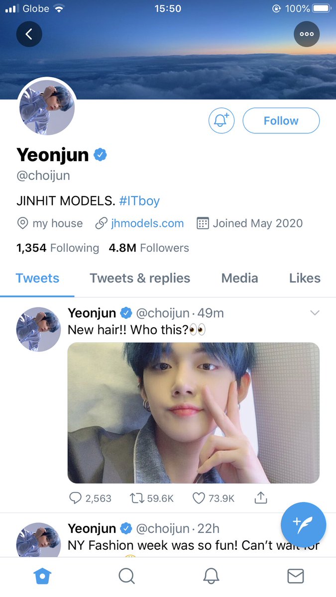 0003 : choi yeonjun~newly signed model in the company ~friends with taehyun before he became an idol~read his bio**