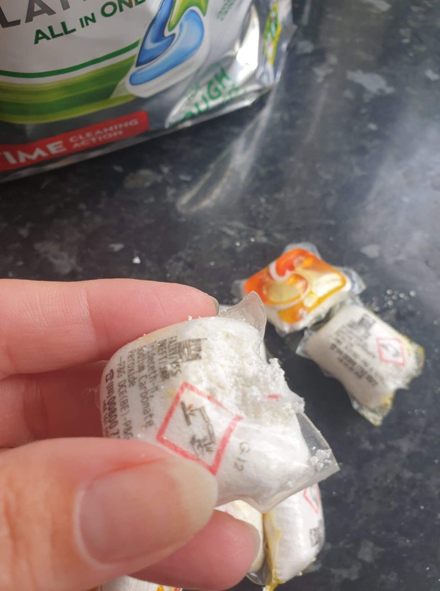 naicox5y's tweet photo. @ProcterGamble who do I complain to about my #fairydishwashertablets . I’m so disappointed to open my pack of 70 to find so many of them are stuck together, and split open. There’s so many I have to throw away. https://t.co/HhBbR5pKBI