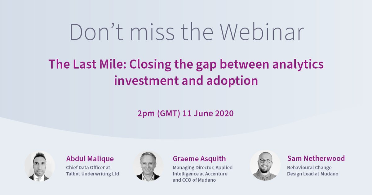 UK investment in #financialservice #data, #ai and #analytics solutions is not small so why is there such a barrier to adoption.
We discuss bridging this gap in our latest webinar

💡Sign up now
👉ow.ly/jbhs50zZADk

#datadriven #businessanalytics #dataanalysis