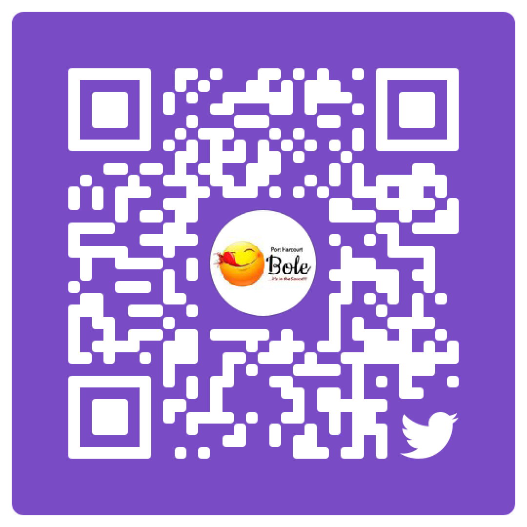 PHBoleBenin's tweet photo. Please, use the QR code below to follow us on Twitter or better still search for @PHBoleBenin. Thank You. We are excited to have you on this journey with us. 

#PHBoleBenin https://t.co/sv9mRw2XbX