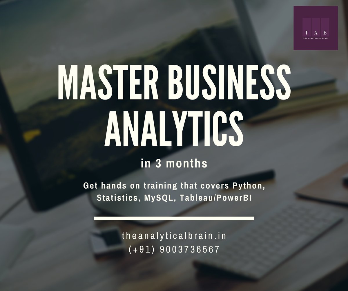 BrainAnalytical's tweet image. Get to know how various industries use #Data to grow their #businesses by visualising #market trends.

Don&apos;t hesitate to call us for more information about the program.

#DataForLife