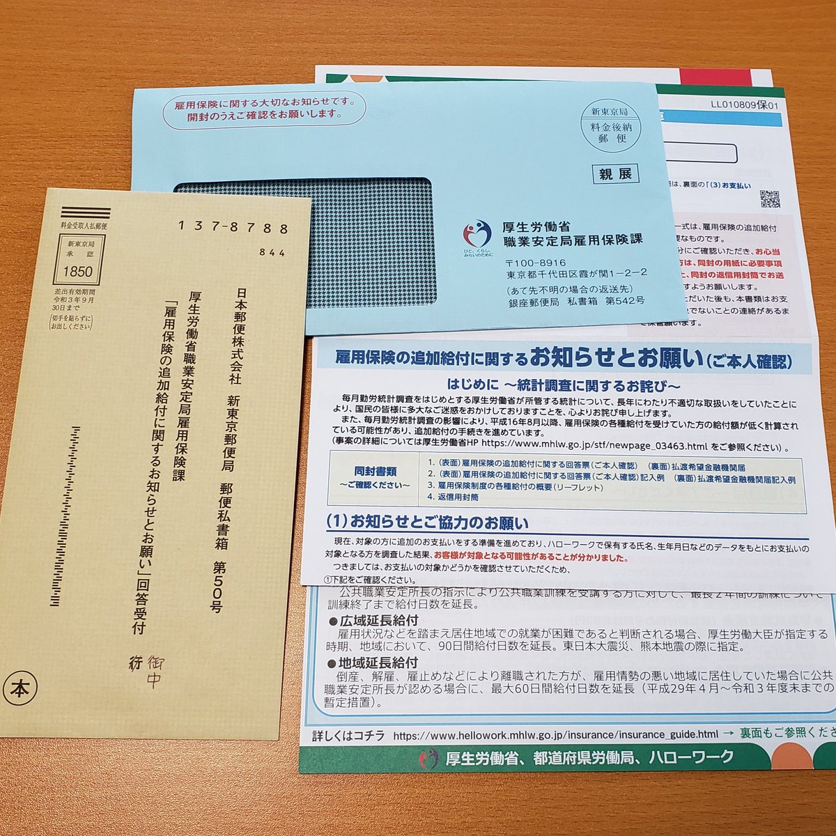 保険 追加 給付 失業 雇用保険未支給失業給付の請求手続き