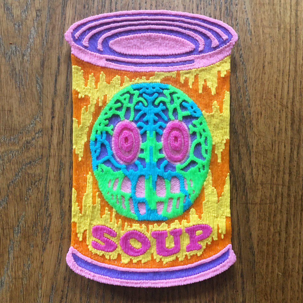 ExploringSenses's tweet image. #brainsoup #brainsoup2 #esmakerlab @exploringsenses #3dpenartwork made by @davidallistone over several weeks during our free weekly #zoom #3Dpenclub sessions.
-
-
@sopolaroid3d @TNLComFund 
#campbellssoup #andywarhol