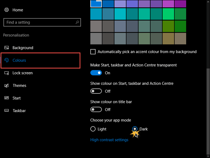 Tech Tip Thursday
If, like us, you're getting bored of staring at the same old Windows theme, why not switch to Dark Mode for a change? To try it out simple go to Settings > Personalisation > Colours and choose Dark as the app mode.
#PacificAVIT
#TechTipThursday
#windows10