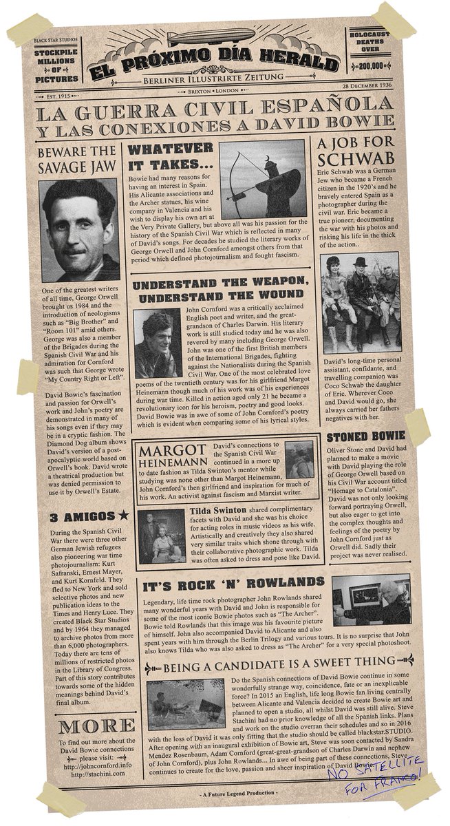 etsy.com/listing/790948… 
A very special T-shirt with loads of Bowie history stories about his Spanish links.
We all love T-Shirts and we have a large selection to suit all Bowie tastes. Check out our range and wear for the love of Bowie. 
 
#stachini #blackstar #davidbowie