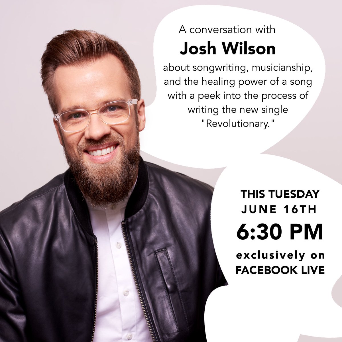 Join me and <a href="/jamestealy/">James Tealy</a> on Tuesday as we chat about songwriting and tell the story of how “Revolutionary” came to life. I wrote the song with James and <a href="/feeband/">FEE // STEVE FEE</a> , and it almost didn’t happen. Find out why on Tuesday!