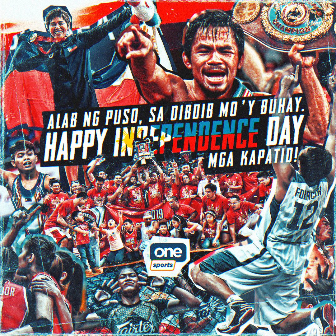 Ngayong Araw ng Kalayaan, 'wag natin kalimutan na ang karapatan nating maglaro bilang isang bayan ay matapang na pinaglaban. 🇵🇭