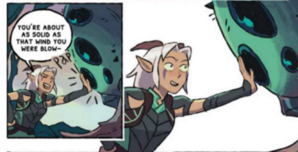 DeeOwlBrainrot's tweet photo. Okay but I don't know why but this bit is sending me it's just peak comedy. 
#TheDragonPrince #TDPSpoilers #TDPLeaks #ThroughTheMoon https://t.co/cDcXxODawS