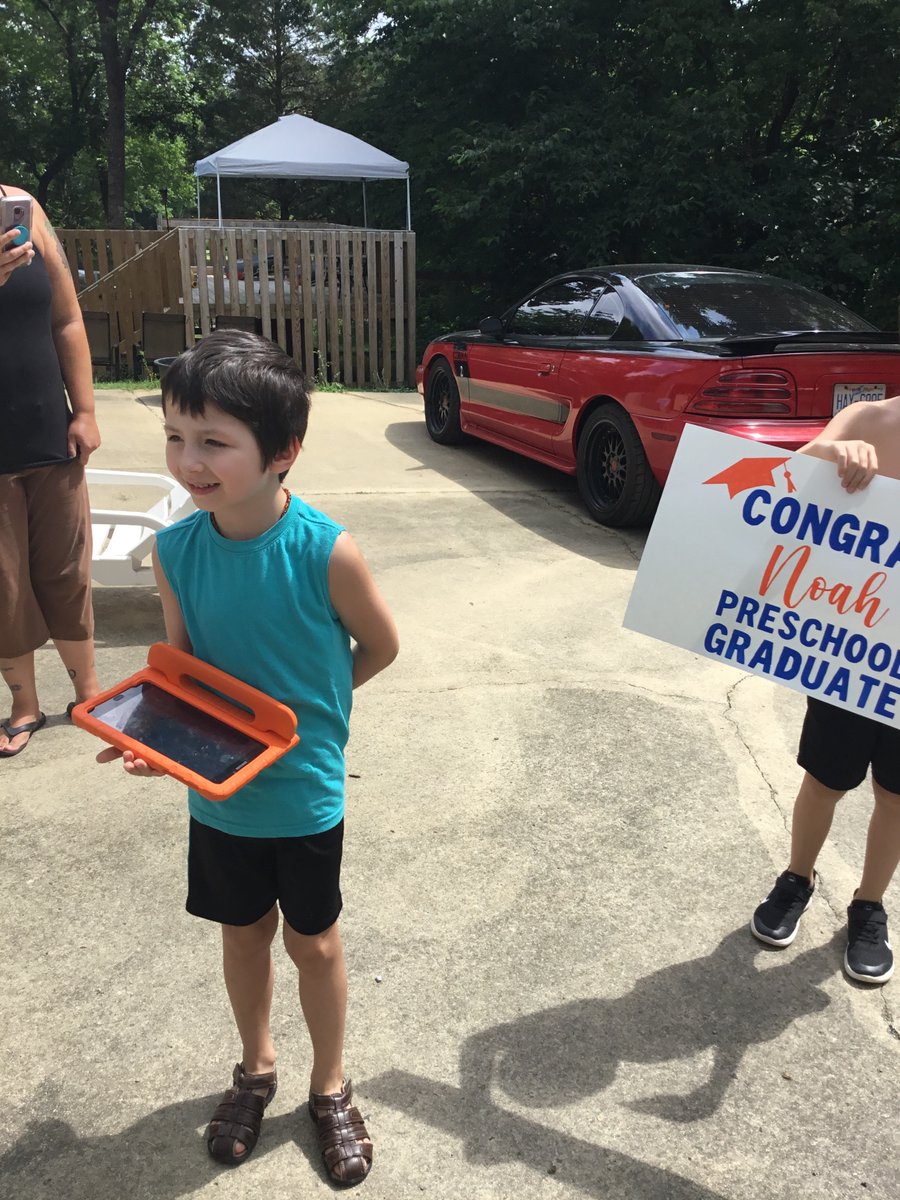 MrsRobin6's tweet photo. So excited and blessed to have been able to visit and celebrate our two special students. They are moving on to the big K (Kindergarten)! @VirginiaCrossEl @sarah_chicchi @Nikki_CCS @ChathamCoSch https://t.co/IoIMJSqNHl