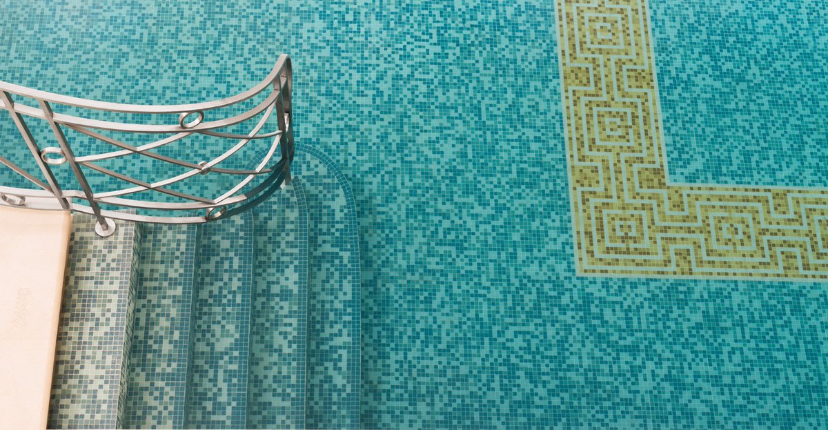 Did you know? The Ritz Club swimming pool has 800,000 hand-laid mosaic tiles in 50 different shades of blue. 
<a href="/_RitzParis/">Ritz Paris</a>
 #luxuryhospitality #palace #luxurytravel