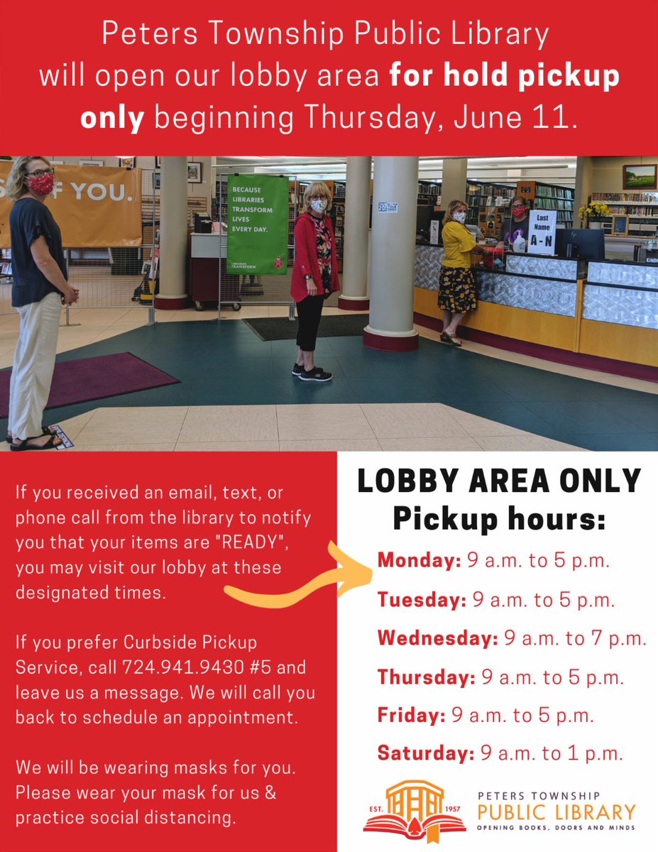 Peters Twp Library tweet media