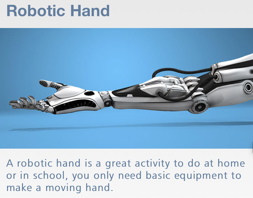 STEMHUB_SE's tweet photo. #Virtual #Science #Jamboree Robotic Hand by @CanterburyCCUni &amp; @CCCUEdgeHub an activity providing an opportunity to learn the basic #mechanical design of #artificial robotic hand. Please visit: https://t.co/oDVlbjj7Es #VirtualSciJam #Teachers #Parents #STEM #Homeschoolinguk https://t.co/F8IE0zlcBY