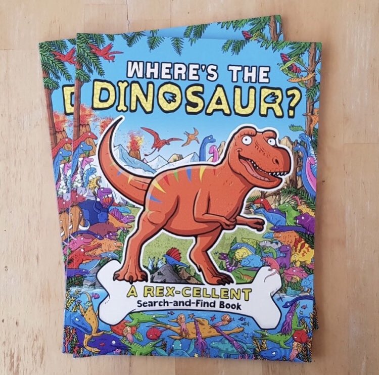Check out <a href="/JamesCottell/">James Cottell</a>’s exciting new book ‘Where's the Dinosaur?’: A Rex-cellent Search-and-Find Book (Search and Find Activity) amazon.co.uk/dp/1780556993/… 
#illustrator #newbook #dinosaur #busterbooks