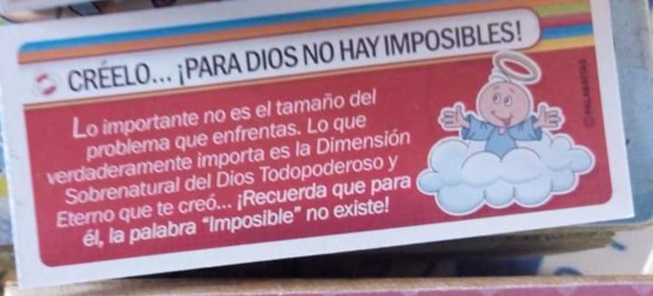 palabritasltda's tweet photo. Créelo ... ¡Para Dios no hay imposibles! https://t.co/OF6tCeqoRS