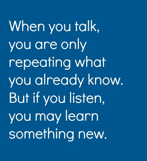 LeadToday's tweet photo. You can’t learn if you refuse to listen. #motivation https://t.co/l0dkXGcDpA