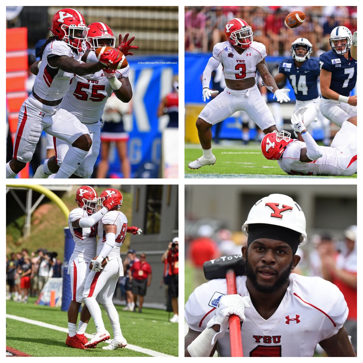 YoungstownStFB's tweet photo. When you and the crew went and made a statement on @espn 😎

#GoGuins // #ThrowbackThursday https://t.co/I4Mvcoyt2k