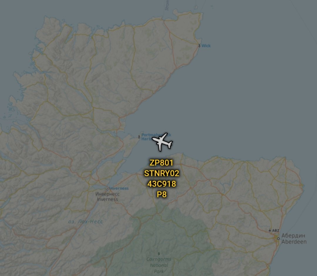 is_keelu's tweet photo. A second RAF P-8A Poseidon spotted
#STNRY02 #ZP801 https://t.co/pguIFIsLuz